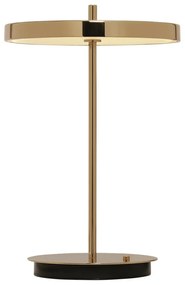 Veioză aurie LED cu intensitate reglabilă cu abajur din metal (înălțime 31 cm) Asteria Move – UMAGE