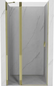 Mexen Mist ușă de duș batantă 115 cm, transparentă, aurie - 8A4-115-000-50-00