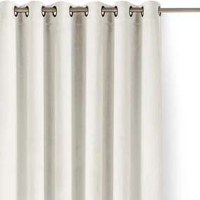 Draperie crem dimout (semi-opacă) din catifea 530x175 cm Velto – Filumi