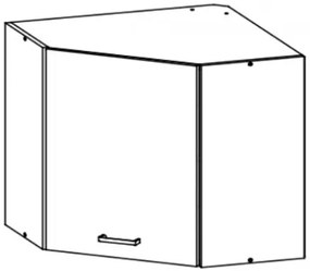 Dulap superior de bucătărie, de colț Estell EZ7 G60NW. 762605