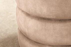 Bancheta cu spatiu de depozitare, Catifea Sampanie, VOQUE 50cm A-46688 VC