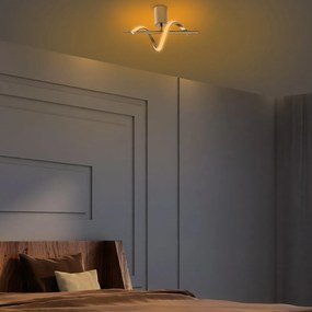 Plafonieră aurie LED ø 7 cm Likma – Opviq lights