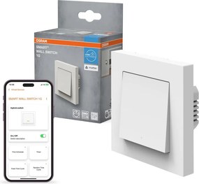Osram - Întrerupător SMART+ MATTER 230V Wi-Fi cu un singur buton