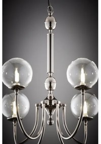 Lustră pe lanț Jupiter 2022 BRILLANTE 6xG9/10W/230V crom lucios