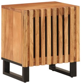 vidaXL Noptieră, 40x34x46 cm, lemn masiv de acacia