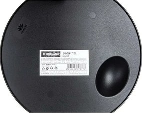 Găleată Brilanz din plastic 10 l, neagră