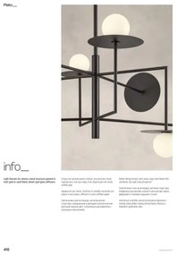 Redo 01-2735 - Candelabru pe tijă PLATO 8xG9/10W/230V auriu