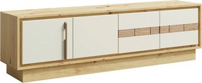 Comoda TV KEKS K4a, stejar/casmir, PAL laminat, 170x37x49 cm
