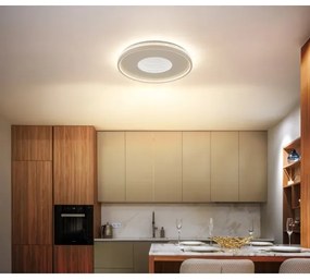 Globo 48563-40S - Plafonieră LED cu funcție dimmabilă SHIRLEY, 40W/230V, 2700-6500K, Ø 50,5 cm, cu telecomandă