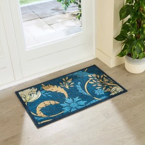 Covoraș de intrare 50x80 cm William Morris Blue – Artsy Doormats