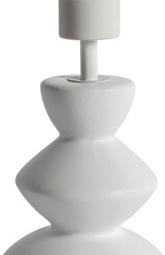 Lampa de masa design ceramica alba 15 cm fara abajur - Alisia