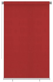 Jaluzea tip rulou de exterior, rosu, 140x230 cm, HDPE 140 x 230 cm