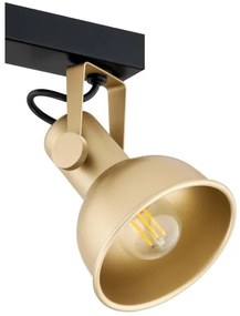 Spot LENORA 2xE14/7W/230V negru/auriu Argon 7144