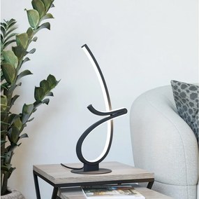 Eglo 902348 - Lampă de masă LED CARDONCITO LED/12W/230V 2700/4000/6500K neagră