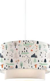 Lustra AYD-3391, multicolor, material textil/metal, 30x20x70 cm
