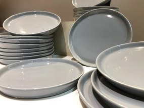 Farfurie Mare Nebula (Gri-Albastru 26cm)