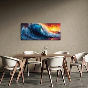 Tablou - Val în apus de soare (120x50 cm)