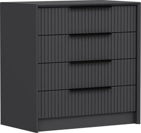 Dulap, Hanah Home, Kale Luxe, 72x77x45 cm, Antracit