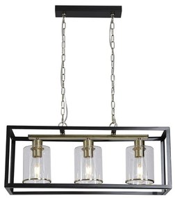 Lustra suspendata metal stil industrial decorativ Belle 3L