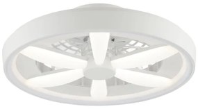 Ventilator LED RGBW de tavan cu lumină Brilliant GAIANO LED/48W/230V alb + telecomandă