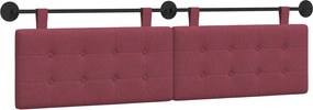 vidaXL Cap de pat suspendat Roșu Vin 170 x 55 x 5 cm țesătură