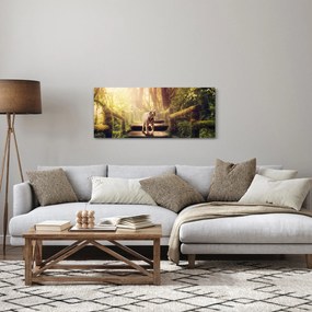 Tablou cu tigrul în djunglă (120x50 cm)