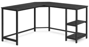 Birou de colț SOLEA, negru