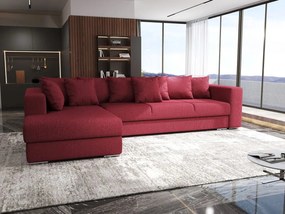 Colțar extensibil dumonde cu ladă de depozitare si sezut confortabil din spuma high-density, Gloria Enjoy Winery 320x183 cm