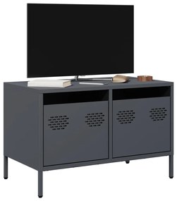 851234 vidaXL Dulap TV, antracit, 68x39x43,5 cm, oțel laminat la rece