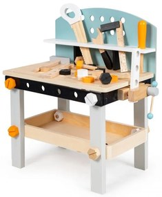 Atelier din lemn pentru copii 32 elemente ECOTOYS