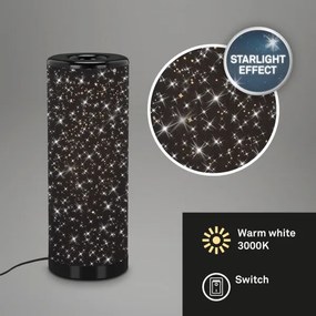 Lampă LED de masă STARRY SKY 1xGU10/5W/230V negru Briloner 7334-015