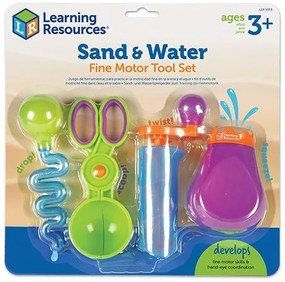 SET USTENSILE PENTRU EXPERIMENTE - APA SI NISIP - LEARNING RESOURCES (LER5559)
