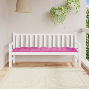 vidaXL Pernă bancă de grădină, roz, 180x50x7 cm, material oxford