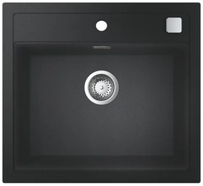GROHE 31651AP0 - Chiuvetă de bucătărie K700, 560 × 510 mm, granit, negru