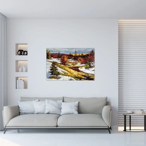 Tablou - Sosirea primăverii (90x60 cm)