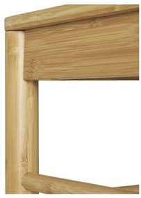 Dulap de haine Amber cu scaun din răchită, bambus, natural