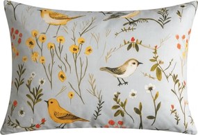 Husa pentru perna din microfibra SPRING BIRDS 50x70 cm, colorat