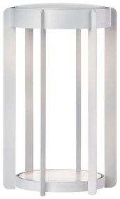 Felinar cu LED gri deschis cu USB (înălțime 30 cm) pentru exterior Firefly – Zone