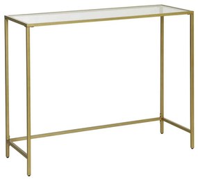 Masă consolă CIREL, aurie