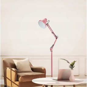 Lampă de podea 1xE27/40W/230V roz