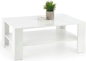 Masuta cafea KWADRO, alb, 110x65x53 cm