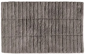 Covoraș din bumbac pentru baie Zone Tiles, 80 x 50 cm, gri - maro