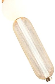 Zuma Line MD2596-5A-3BGT - lustră LED suspendată pe cablu SARR 27W/230V 3000-5700K, auriu + telecomandă