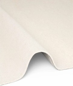 Covor crem țesut manual din lână 200x290 cm Puristic Knots – Elle Decoration