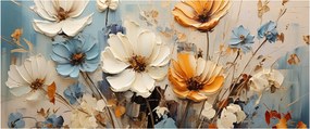 Tablou - Buchete, pictură (120x50 cm)
