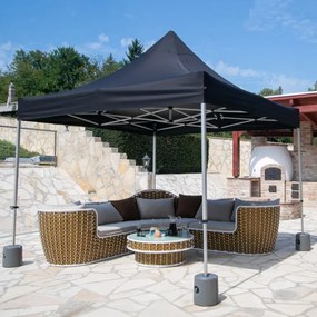 Set de 4 greutăți INSTENT pentru corturi de grădină - negru