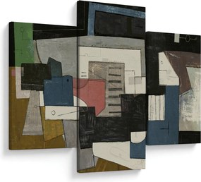 Tablou - Abstracție cubism (90x60 cm)