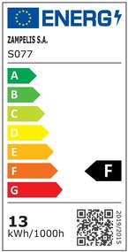 Spot LED incastrabil Trimless alb 13W D-8,3cm