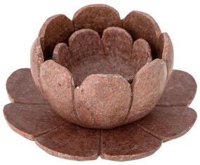 Sfeșnice pentru lumânări tip pastilă 3 buc. din piatră Reiko – Bloomingville