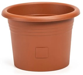 Plastia Ghiveci cu auto-irigare Narza, diametru 25cm, teracotă, diam. 25 cm